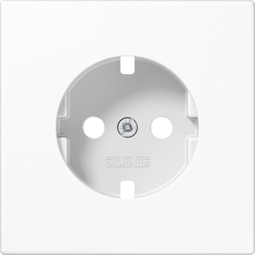 Jung - Abdeckung/Bedienelement für Installationsschalterprogramme Zentralplatte LS 1520 PL WW f.SCHUKO Steckdose
