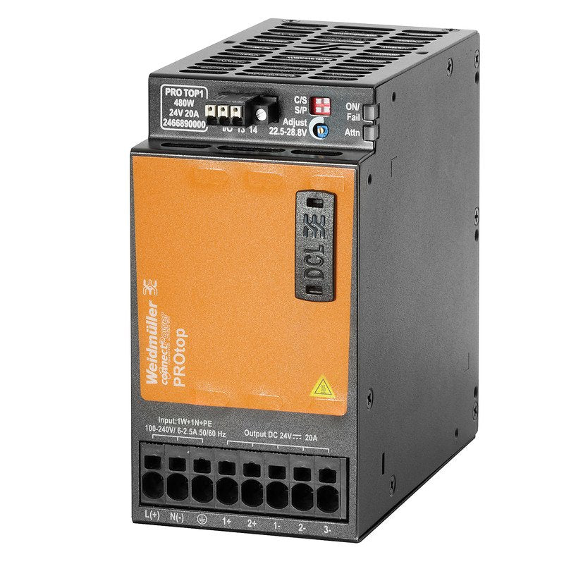Weidmüller - Gleichstromversorgung PROTOP1480W48V10A 480W, 10A