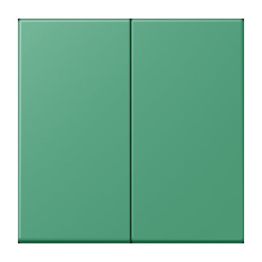 Jung - Abdeckung/Bedienelement für Installationsschalterprogramme Wippe 2fach LC 995 250 vert 59 (4320G)