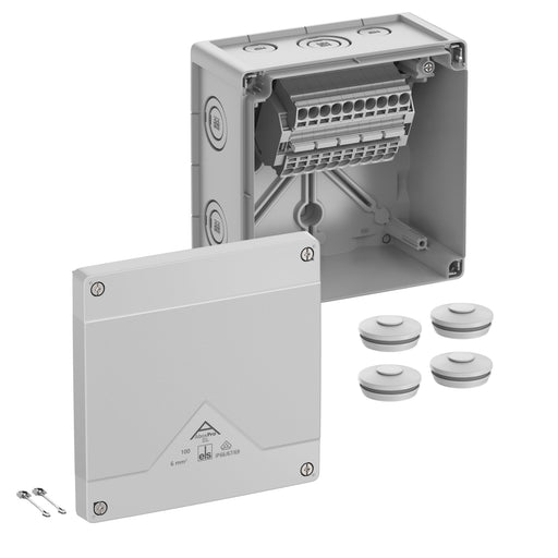 Spelsberg - Dose, Gehäuse für Montage auf der Wand/Decke Abzweigkasten Abox Pro SL-6²