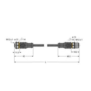 Turck - Konfektioniertes Sensor-Aktor-Kabel Aktuator- u. Sensorleitung RKC4.4T #6630920 PUR