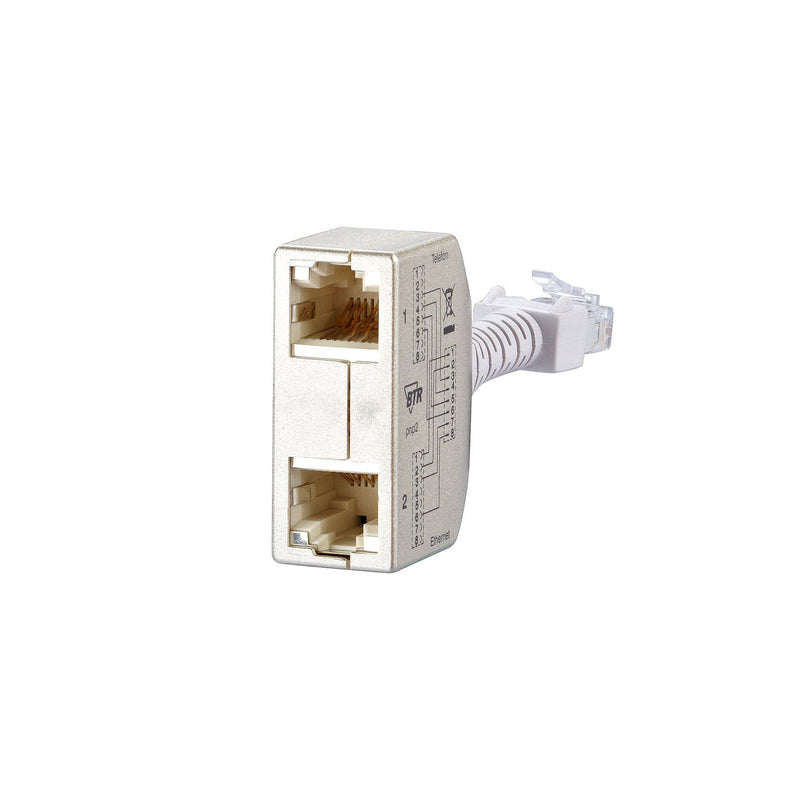 Metz Connect - Cablesharing Adapter Cable-sharing-Adapter 130548-02-E Set Ethernet/ISDN
