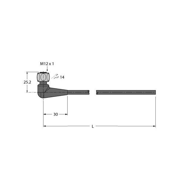 Turck - Konfektioniertes Sensor-Aktor-Kabel Anschlussleitung WKH4.5-10/TFG TPE − 1 Stück