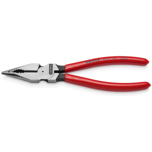 Knipex - Kombizange Spitzkombizange 08 21 185 m.getauchten Griffen