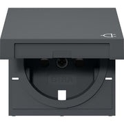 Gira - Zubehör/Ersatzteile für Installationsschalterprogramme Abd. SCHUKO-Steckd. KD + 494228 SH Anthraz