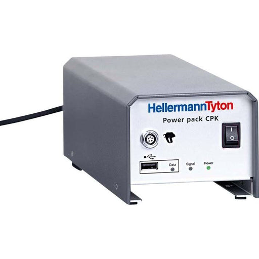 HellermannTyton - Verarbeitungswerkzeug für Kabelbinder Bündelsystem Power pack CPK voll. Prozessfähig