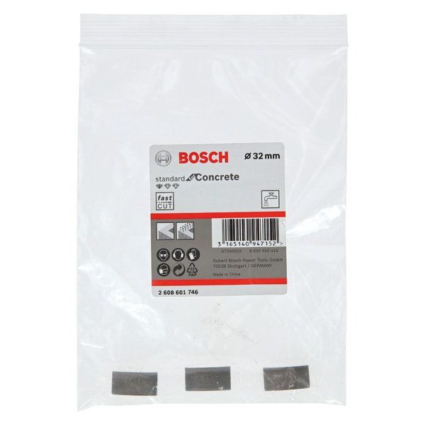 Bosch - Bohrkrone Segmente für PRO 2608601746 Diamantnassbohrkrone