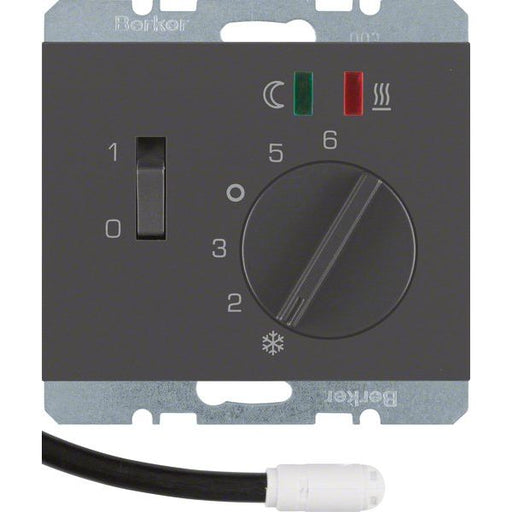 Berker - Raumthermostat Fußbodentemperaturregler 20347106 mit Schließer