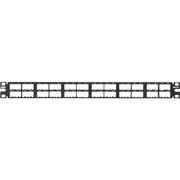 Panduit - Patchpanel Kupfer Patchpanel 48 Port CPP48HDWBLY Modular HD schwarz − 10 Stück