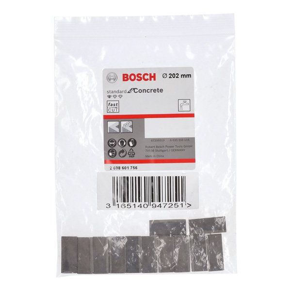 Bosch - Bohrkrone Segmente für PRO 2608601756 Diamantnassbohrkrone