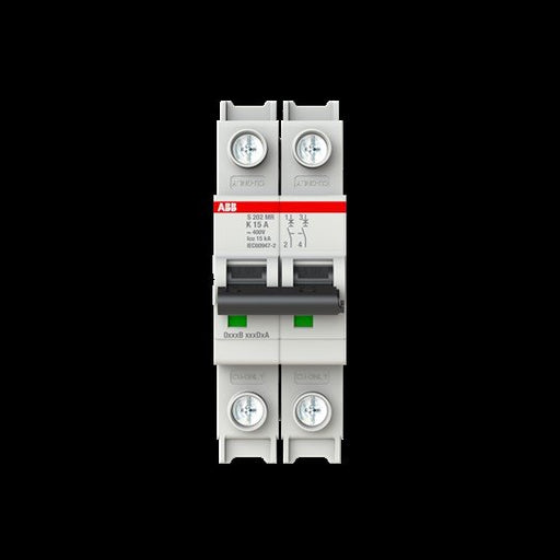 ABB Stotz S&J - Leitungsschutzschalter Sicherungsautomat S202MR-K15 10kA, 15A, 2P, RTT
