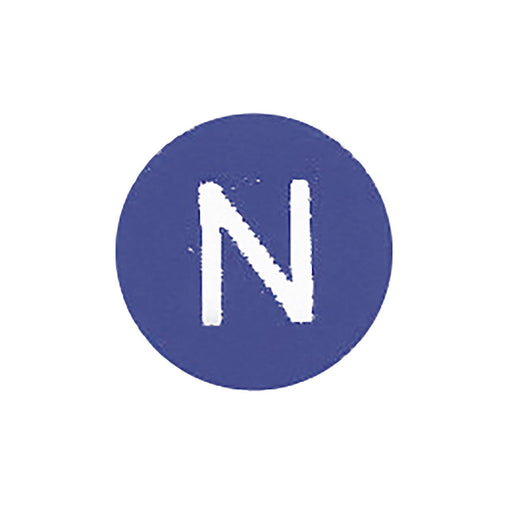 Cimco Werkzeuge - Kabelmarkierungssystem Leiterkennzeichnung 182626 Neutrall. N, blau
