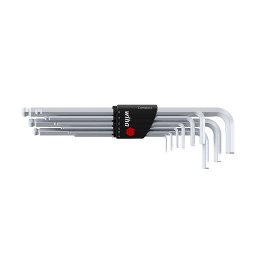 Wiha - Innensechskantschlüsselset Stiftschlüssel Set SB369H9 6-k-Kugelk. 7-tlg