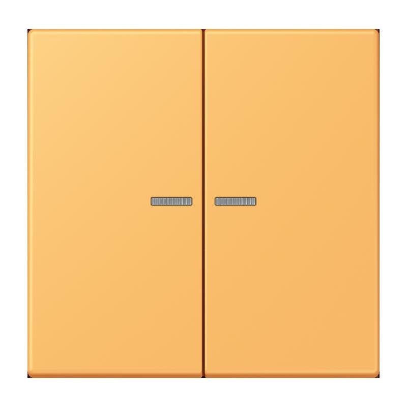 Jung - Abdeckung/Bedienelement für Installationsschalterprogramme Wippe mit Lichtleiter LC 102 KO5 254 ocre jaune clair