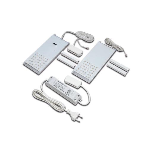 Hera - Decken-/Wandleuchte 2er-Set LED-Unterb.leuchte 61055120301 nw ws m.IR-Sch