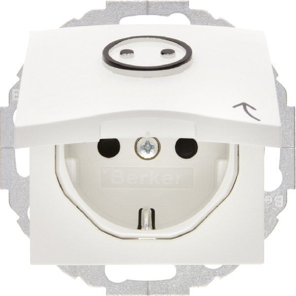 Berker - Steckdose Schuko-Steckdose pws 47441949 Symbol Steckdose