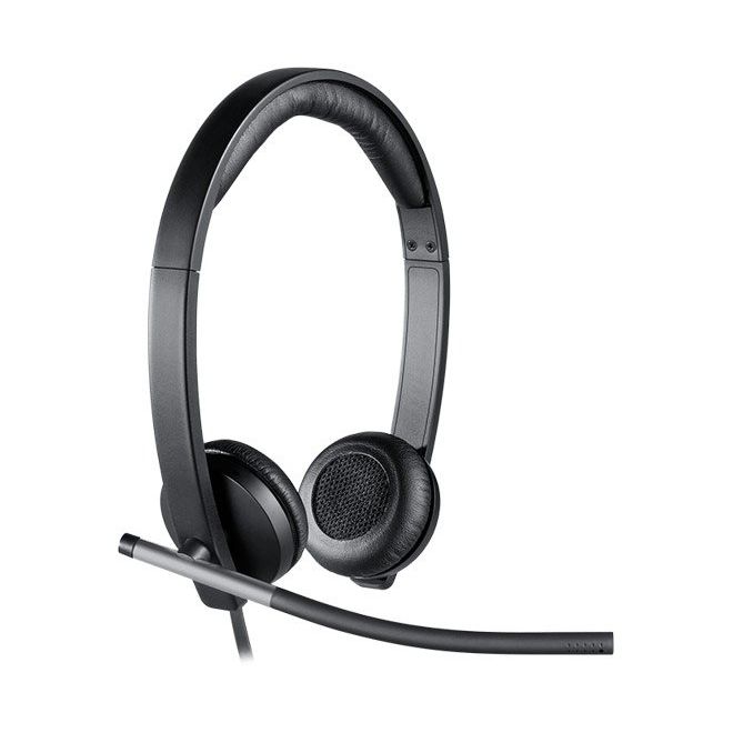 Logitech - Head-Set Headset Stereo H650e USB sw, Business