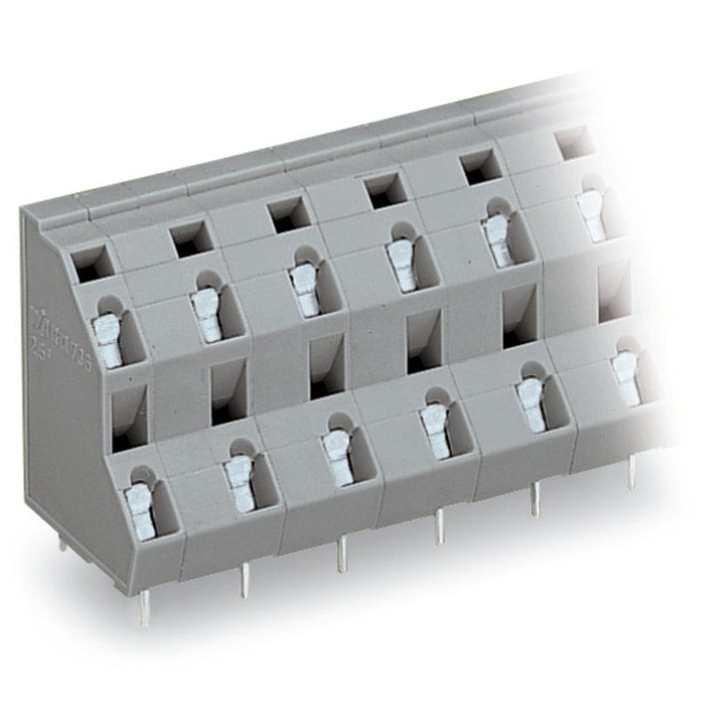 WAGO - Leiterplattenklemme DoppelstockLeiterplattenk. 736-704 2,5mm² − 49 Stück