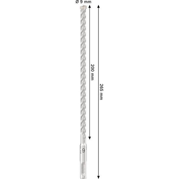Bosch - Bohrer PRO SDS plus-5X 2608707238 Hammerbohrer 9 x 200