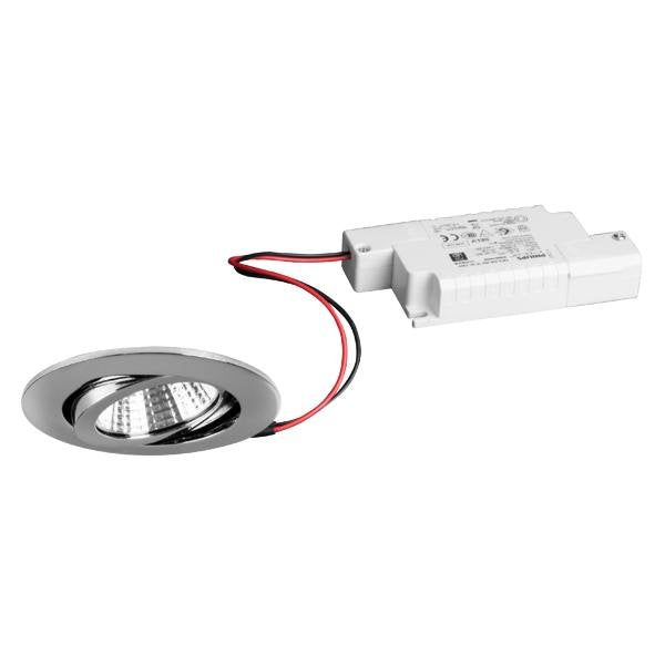 Brumberg Leuchten - Downlight/Strahler/Flutlicht LED-Einbaustrahler 39363023 3000K chrom dimm