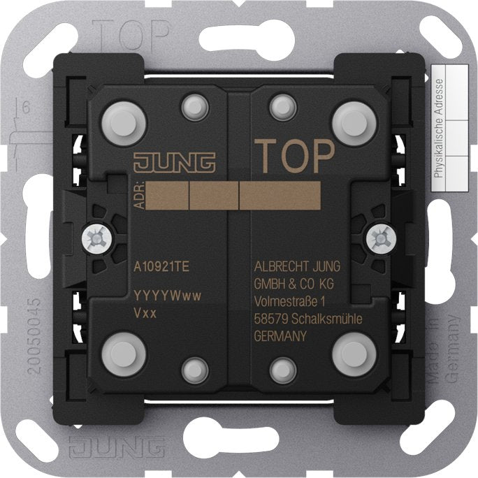 Jung - Bussystem-Tastsensor KNX-Taster Erweiterung A 10921 TE 2-fach