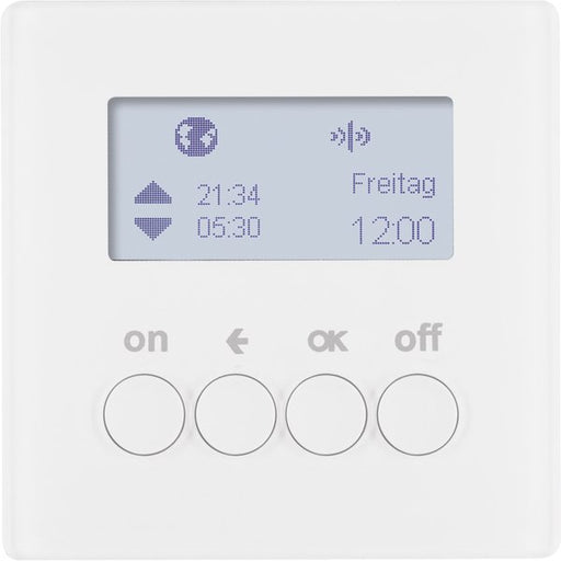 Berker - Bussystem-Zeitschaltuhr KNX-Funk Zeitschaltuhr 85745229 polarweiß samt