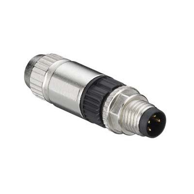 Leuze - Rundsteckverbinder, feldkonfektionierbar (Industriesteckverbinder) Stecker S M8A-4P-SK