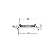 Brumberg Leuchten - Downlight/Strahler/Flutlicht LED-Einbau-Panel 12215074 24V 4000K weiß