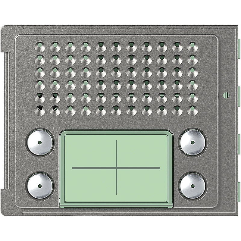 Legrand (BT) - Abdeckrahmen Frontblende Basis 2-reihig 351085 Robur, 4 Ruftasten