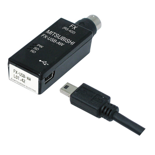 Mitsubishi Electric - SPS-Kommunikations-Modul Schnittstellenkonverter FX-USB-AW USB/RS422 - PC