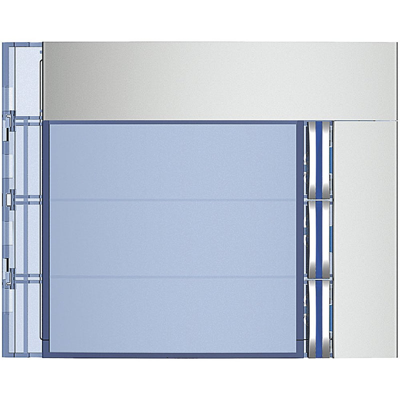 Legrand (BT) - Abdeckrahmen Frontblende Ruftastmodul 352031 3 Ruftasten,Allmetal