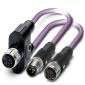 Phoenix Contact - Konfektioniertes Sensor-Aktor-Kabel Bussystem-Kabel SAC-5PY-F/2X#1436039