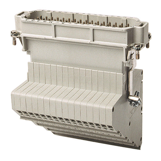 Walther Werke - Kontakteinsatz für Rechtecksteckverbinder Klemmenadapter D64 720634 Stifteinsatz mit − 10 Stück