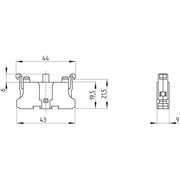 Schmersal - Hilfsschalterblock Tastelement RF10 1Ö