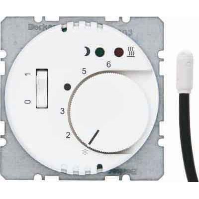 Berker - Raumthermostat Fußbodentemperaturregler m 203419 it Schließer, Zentra