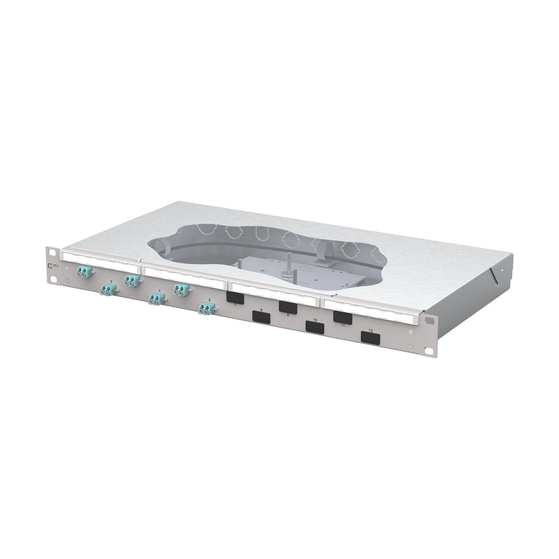 Metz Connect - Patchpanel LWL Patchfeld splice 1504557706-F 6xLC-D OM3