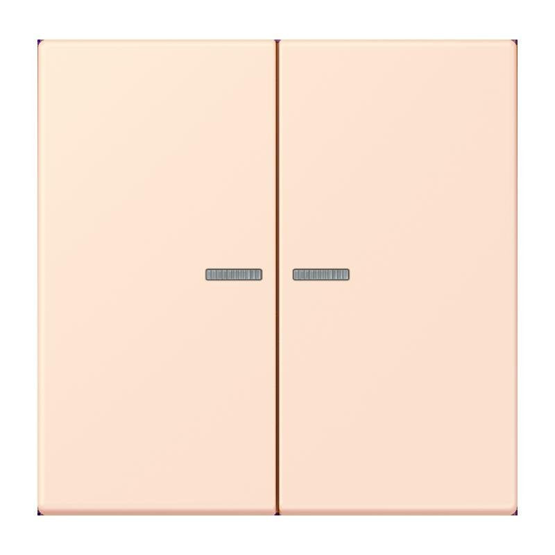 Jung - Abdeckung/Bedienelement für Installationsschalterprogramme Wippe mit Lichtleiter LC 102 KO5 226 orange pale