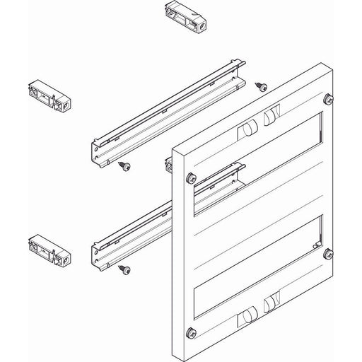 ABN - Verteilerfeld für Installationsverteiler ESPRO-Modul MF1220 flach BxH:250x300mm