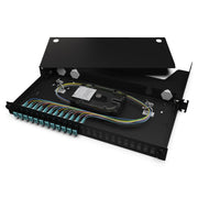 Corning - Patchpanel LWL LWL-Gehäuse ausziehbar LAN1-24AD-PGTL-B vorbestückt