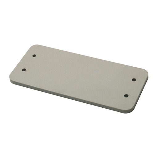 Walther Werke - Adapterplatte für Industriesteckverbinder Abdeckplatte A16 700685 f.Anbaugeh. kieselgr − 10 Stück