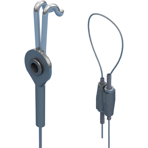 Erico - Drahtseilabhängung SLK mit Deckenhaken SLK15L2DH 1,5mm Stahlseil,L=2m