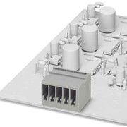 Phoenix Contact - Leiterplattensteckverbinder Grundleiste ST 2,5-PCB/ 5-G-5,2 f. Leiterplattenst. − 50 Stück