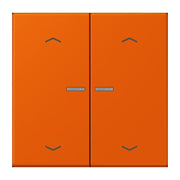 Jung - Abdeckung/Bedienelement für Installationsschalterprogramme Wippe mit Lichtleiter LC 102 KO5P 260 orange vif