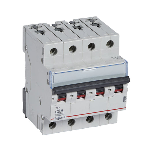 Legrand - Leitungsschutzschalter Legrand 404247 C0,5A 4-polig 10kA
