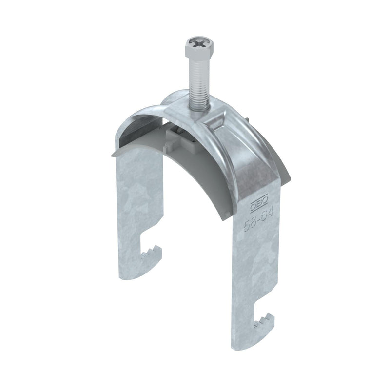 OBO Bettermann - Bügelschelle BS-F1-K-64 FT 58-64mm − 50 Stück