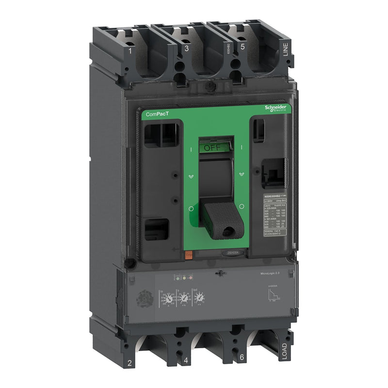 Schneider Electric - Leistungsschalter für Trafo-, Generator- und Anlagenschutz Kompaktleistungsschalter C40W32D400 ComPacT NSX400HB2