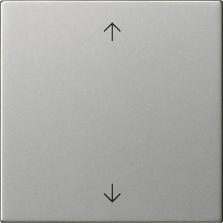 Gira - Abdeckung/Bedienelement für Installationsschalterprogramme Wippe 1-fach 5389600 Edelstahl