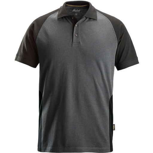 Snickers Workwear - Poloshirt 2-Farben Poloshirt 27505804009 3XL,stahlgr-schw