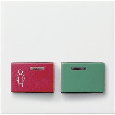 Gira - Zentralelement Klinikinstallation Abd. f. Ruf/Abstelltaster 024427 rw mt