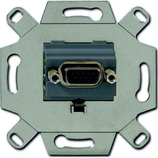 Busch-Jaeger - Einsatz/Abdeckung für Kommunikationstechnik VGA-Anschlussdose 0261/23 grau